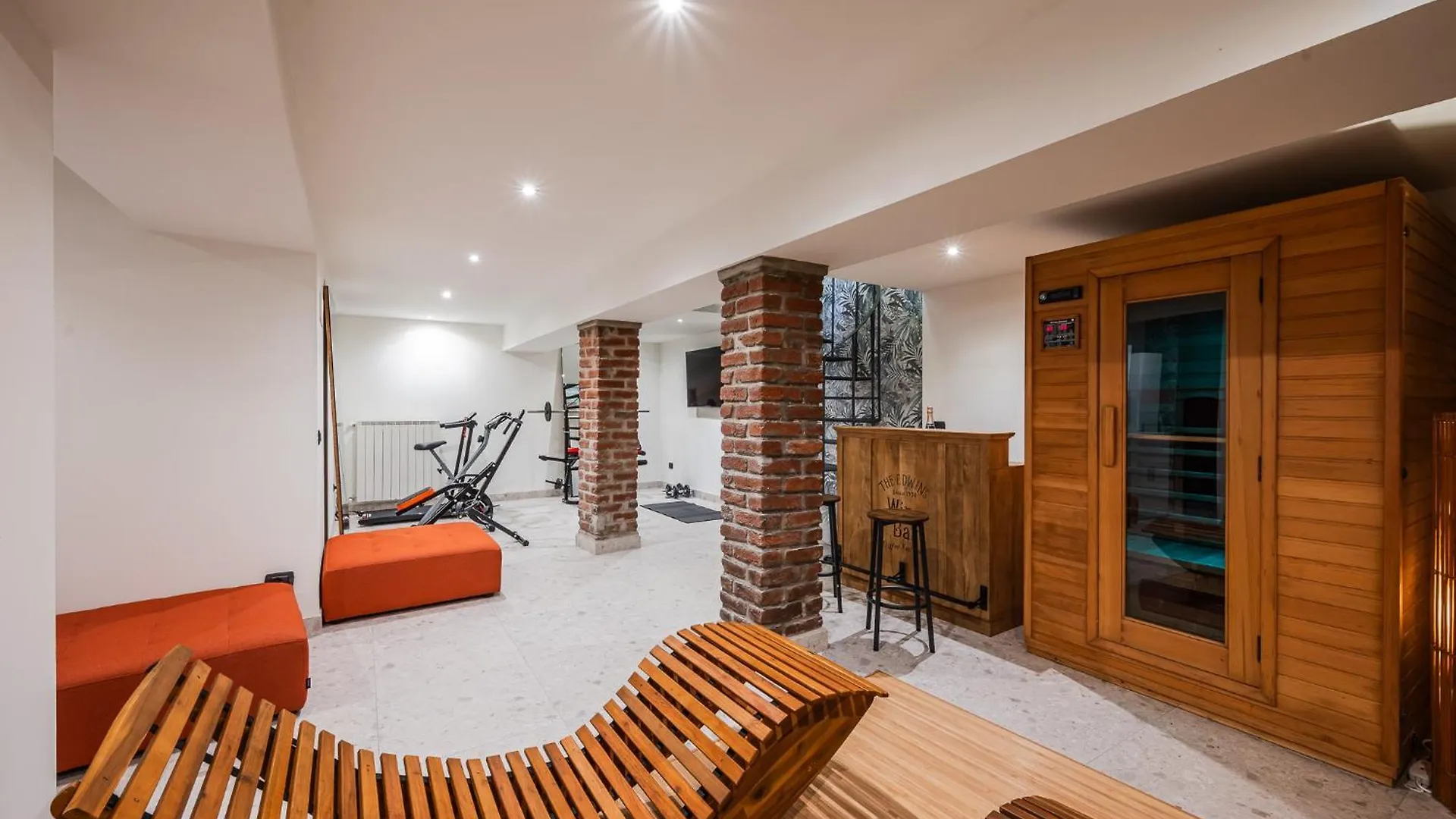 شقة Milano Wellness Suite - Spa, Sauna & Gym Experience